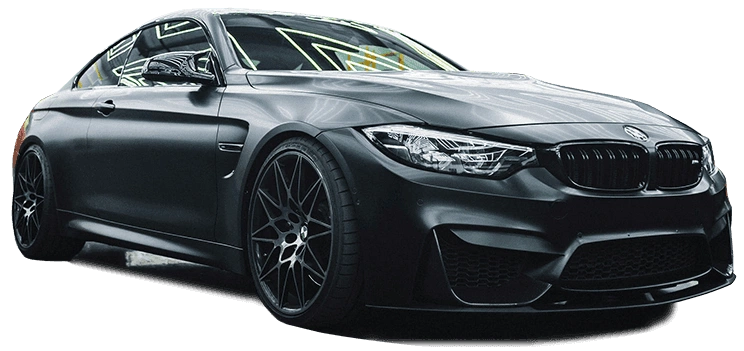 black bmw m3 coupe car
